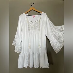 Lilly Pulitzer White Embroidered Mini Dress